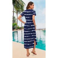 Vestido de Verano 2025 para Mujer Cuello en V, Abertura Lateral, Manga Corta, Tendencia de Moda - details 25