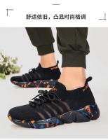 Zapatos vulcanizados de verano para hombre, par de calcetines, calzado deportivo informal para hombre y mujer, calzado para correr al aire libre, zapatos de malla de suela gruesa, zapatillas de deporte para mujer - details 5