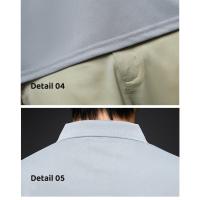 Polo de manga corta para hombre, camiseta transpirable y cómoda con cuello vuelto, color sólido, a la moda, novedad de verano - details 18