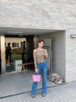 2025 nueva cesta de verduras, bolso de PVC a la moda de verano, bolso tejido a mano, bolso de mano a rayas de retales, bolsos de playa, monederos y bolsos - details 31