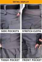 Hanye Primavera/Verano nuevos pantalones multifuncionales tácticos de adiestramiento al aire libre de alta calidad - details 4