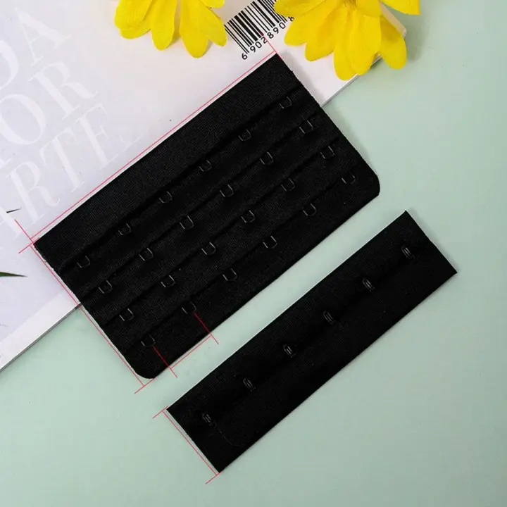 Hebilla de extensión de 4 filas y 6 ganchos, correa de lencería para mujer, extensores de sujetador, accesorios íntimos, correa de lencería, extensores de sujetador - 1