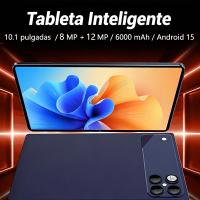 La tableta P30 de 10.1 pulgadas funciona con Android 15, viene con una funda con teclado incluida, ofrece una variedad de opciones de RAM (4/6/8 GB) y almacenamiento (64/128/256 GB), compatible con Wi-Fi 6, y está disponible en negro, plateado, naranja y - details 4