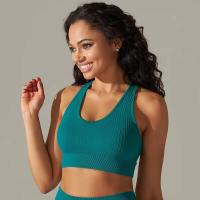 Sujetador deportivo a prueba de golpes para mujer, camiseta sin mangas para correr, ropa interior sexy para fiesta y yoga - details 19