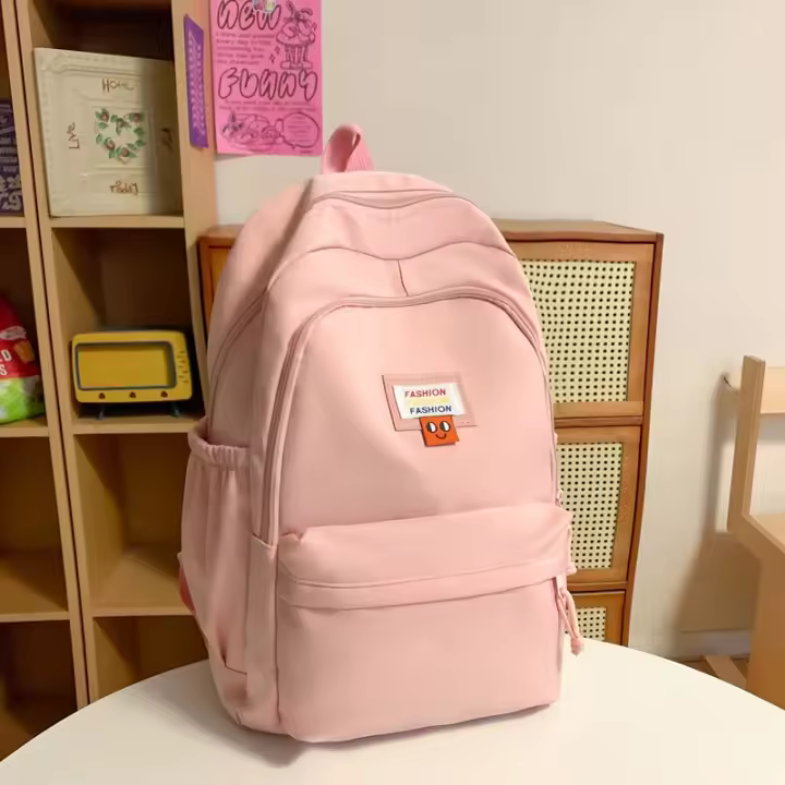 Mochila Casual de Nylon para Estudiantes de Preescolar Bolsa de Escuela de Moda Callejera de Gran Capacidad - 1