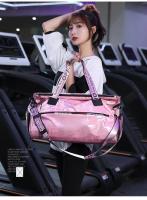 Bolsa de gimnasio de gran capacidad para mujer, bolso de viaje de separación, bolsa deportiva de Fitness, seca y húmeda - details 6