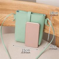 Bolso de hombro exquisito multifuncional portátil de muñeca de teléfono móvil de cuero de PU para mujer - details 2
