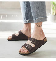 Sandalias clásicas de corcho con dos hebillas para hombre, zuecos de verano, 2024 - details 8
