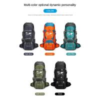 Mochila de senderismo de tela Oxford, alta capacidad, para exteriores, viajes, Camping, soporte, 75 litros - details 4