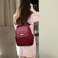 Mochila grande de viaje para mujer, bolso de mano de cuero PU, mochila escolar para niñas, mochila trasera de hombro para mujer - details 4
