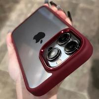 Funda de Metal con Marco para iPhone Cubierta Suave de Acrílico Transparente a Prueba de Golpes - details 9