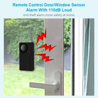 Alarma Anti-Robbos Inalámbrica Awapow con Control Remoto para Puertas y Ventanas Alarma de Vibración 110dB para Casa y Bicicleta Seguridad de Burglars Fabricada - details 1