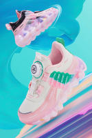 Zapatillas deportivas antideslizantes para niños y niñas, zapatos de cuero impermeables, ligeros, bonitos, rosas, informales, tenis para correr - details 2