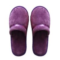 Zapatillas desechables de invierno para hombre y mujer, Zapatillas de casa de Hotel, sandalias de viaje portátiles antideslizantes, chanclas suaves y cálidas de lana Coral, 1 par - details 15