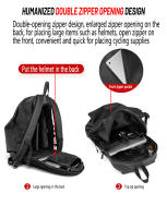 MJMOTO Bolsa de Moto Clásica de Gran Capacidad Multifuncional, Impermeable, Reflectante, Transpirable, Ligera, Antideslizante Ideal para Motocross, Ciclismo, Patinaje, Scooter, Escalada, Deportes al Aire Libre - details 20