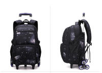 Mochila escolar con ruedas para niño, bolsa de libros para estudiantes, bolsa de escuela primaria, mochilas rodantes para niño de tres piezas - details 9