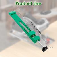 Abrazadera de posicionamiento de mano ajustable, Clip de fijación rápida ABS ligero, guía de Base verde, guía de borde para trabajador - details 0