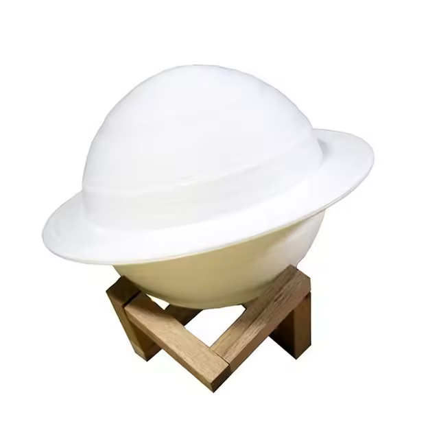 Lámpara de noche Saturno con impresión 3D, Luz De Luna con Control remoto táctil, decoración de dormitorio, regalos para niños, 13/16/22cm, 16 colores - 1