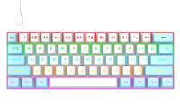 Teclado mecánico K98, eje azul, eje rojo, moldeo por inyección de dos colores con cable, periféricos de juego de teclas de sublimación térmica - details 42