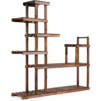 Plantas de Madera de 7 Niveles, Estante para Flores, Estante Escalera Multifuncional para Macetas, para Jardín, Terraza, Balcón, Interior y Exterior, 120 x 25 x 120 CM - details 8