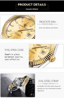 Reloj Deportivo de Acero Inoxidable PAGANI DIZAIN Reloj Automático de Alta Gama Impermeable - details 13
