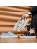 Zapatos de pescador para hombre, calzado de plataforma, zapatos planos, moda casual, zapatos para hombre - details 4