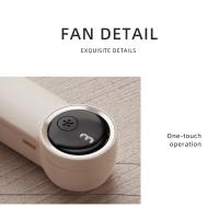 Ventilador de mano recargable, aire acondicionado portátil, 2024 °, plegable y ajustable, con pantalla Digital LED y 3 engranajes, novedad de 180 - details 13