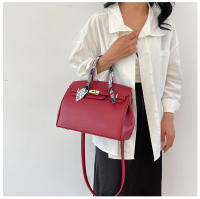 Kelly bolso de seda texturizada bufanda lichi patrón bolso de moda hombro de moda bolso de las mujeres - details 11