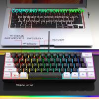 Nuevo teclado de 61 teclas ratón de juego RGB para jugadores de pubg - details 4