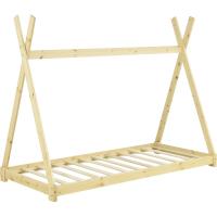Cama para niños pequeños Cama Infantil 160 x 80cm Estructura Tipi de Madera Pino Color Pino Natural - details 11