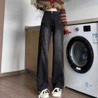 Jeans de Cintura Alta Vintage Pantalones de Moda para Mujer de Estilo Callejero Casual - details 9