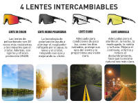 Gafas polarizadas de ciclismo de montaña para hombre y mujer, lentes de protección para bicicleta de carretera, a prueba de viento, deportivas - details 1