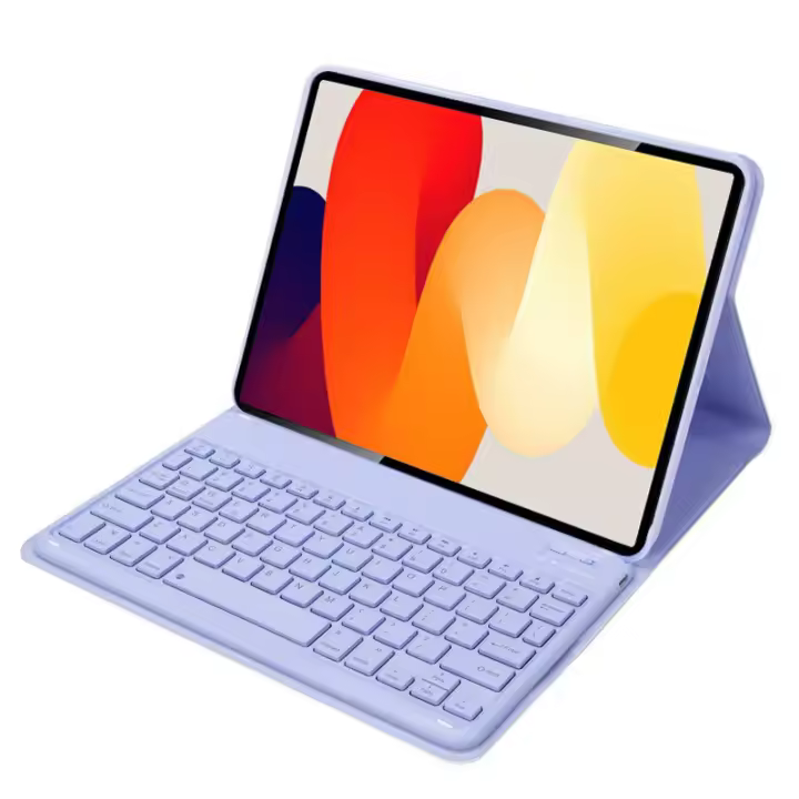 Funda con teclado en español para Xiaomi Redmi Pad SE, 11 pulgadas, 2023, Funda de TPU - 1