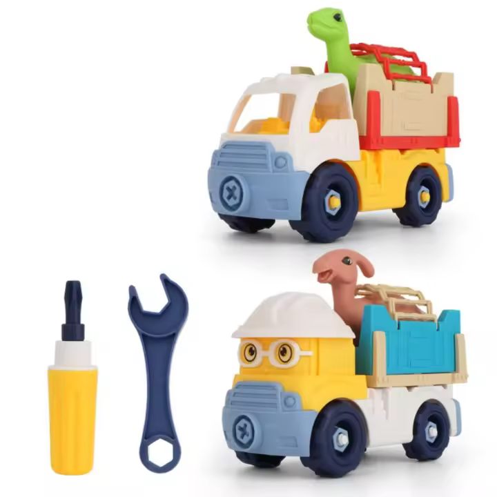 Plastics Disassembly Engineering Car Toy Sliding Nut Assembly Take Apart Vehicle Toy Loading Unloading Educational Toys - 1