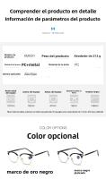 Nuevas gafas de lectura de alta definición, anti-luz azul, para hombres de negocios, de moda, multifocales, para personas mayores. - details 0