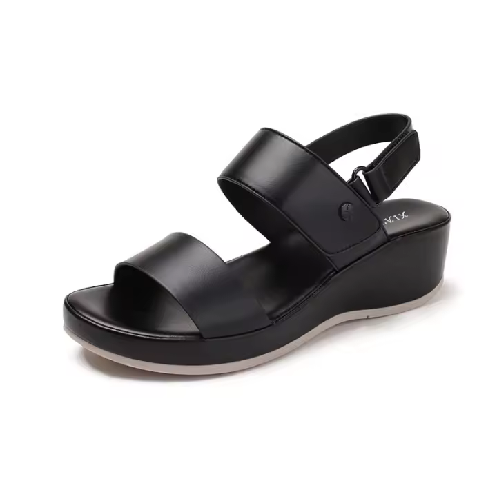Sandalias de tacón alto con cuña de moda de verano para mujer - 1