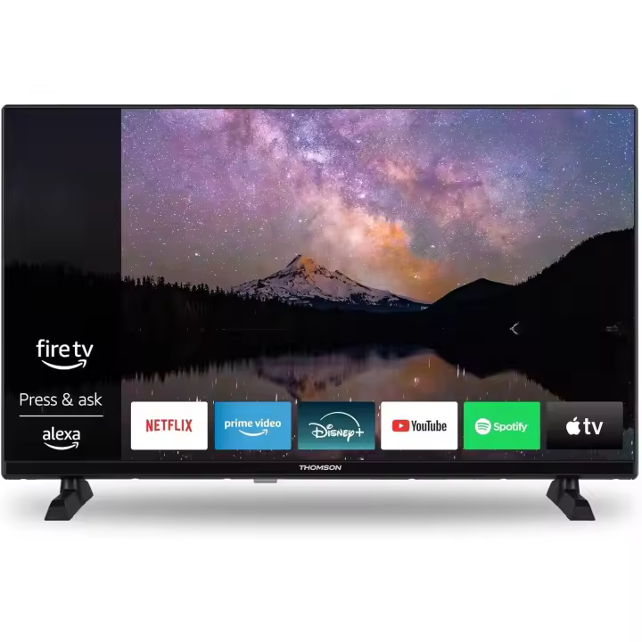 Televisión Inteligente LED Fire TV de 32 Pulgadas Control de Voz de Alexa, Compatible con AirPlay, Sintonizador Triple, Bluetooth, HDMI, Puertos USB, AV IN y Ci+ - 1