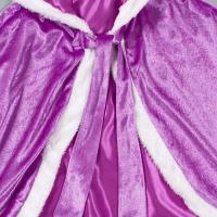 Capa de disfraz de princesa para niña, accesorios de fiesta, Blancanieves, Elsa, Anna, Rapunzel, Aurora, lentejuelas, Halloween - details 4