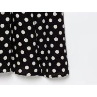 Polka Dot Dress with Round Neck Sleeveless, Long Flared Dress, Summer New Arrival Women's Clothing BUNO-2025Temperament. - details 9