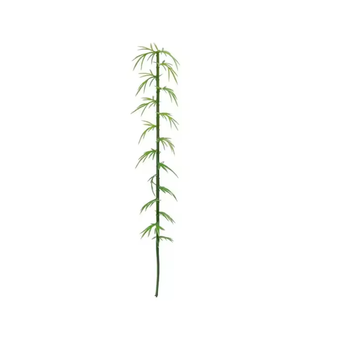 10 Uds. De árbol de bambú en miniatura de plástico, micropaisaje Artificial pequeño, simulación reutilizable de plantas verdes, juguetes de construcción - 1