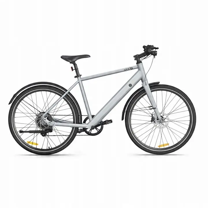 DYU Stroll 1 bicicleta eléctrica negra 250W 25km/h 36V 9AH 68KM plateada - 1