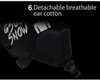 Casco de esquí anticolisión para hombres y mujeres, Protector térmico para deportes al aire libre, esquí, snowboard, montar, invierno, nuevo - details 15
