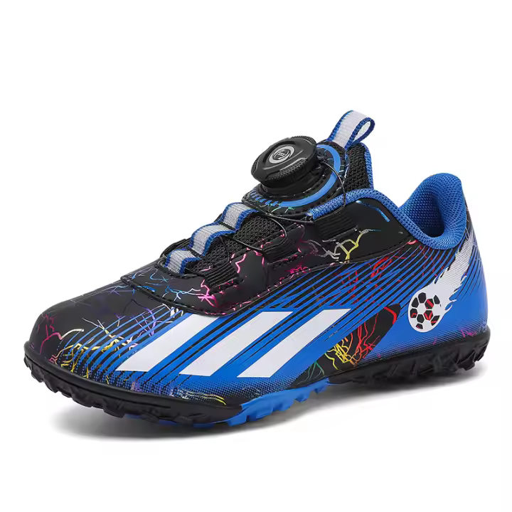 Zapatos de fútbol para niños y niñas Uñas rotas para hombres Botones giratorios Estudiantes de primaria Zapatos de entrenamiento - 1