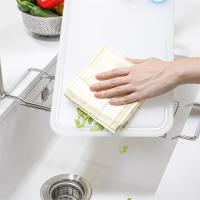 Estante de almacenamiento retráctil para fregadero de cocina, escurridor de trapo, filtro de platos para el hogar, estante de almacenamiento de frutas y verduras - details 6