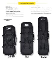 Mochila de caza porta pescar 1,2m bolsa de pistola táctica 85CM bolsa de pesca portátil de hombro - details 9