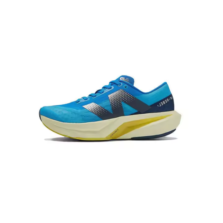 LETEN oficial NB FuelCell Rebel V4 blanco azul/verde oscuro hombres mujeres zapatos para correr pegatinas de pared - 1