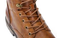 Botas de cuero cómodas para hombre, botines Retro, talla 7 a 13, a la moda, para Primavera, 2023 - details 2