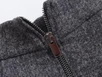 Blazer de lana sintética texturizada para mujer, traje con solapa, chaqueta ajustada con una hilera de botones, falda tipo capa plisada de cintura alta, conjunto elegante de invierno - details 26