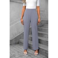 Pantalones elegantes de cintura alta para mujer, comodidad y estilo en primavera y otoño - details 5