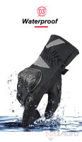 Guantes de invierno para moto de nieve, asas calientes para esquiar, invierno, impermeables, pantalla táctil, ciclismo, motocicleta, datos completos, algodón grueso - details 7